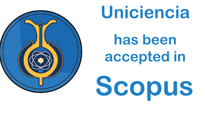 Uniciencia aceptada en Scopus