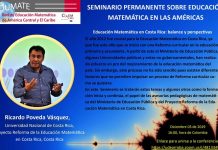 Seminario de Educación Matemática en las Américas: La Educación Matemática en Costa Rica