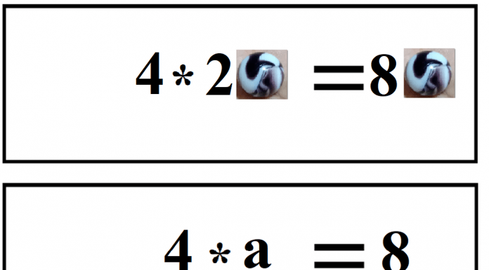 Canicas para enseñar las variables en la educación primaria