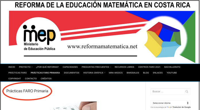 Prácticas FARO Primaria