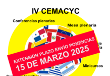 Extensión de plazo para enviar ponencias al IV CEMACYC